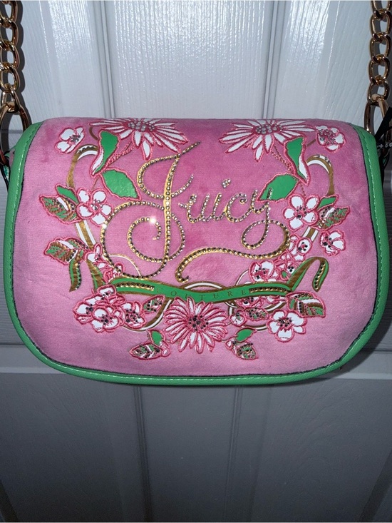 Juicy Couture Handbags - NWT Juicy in Bloom Pink Crossbody Bag in Cherry 🍒 Blossom
